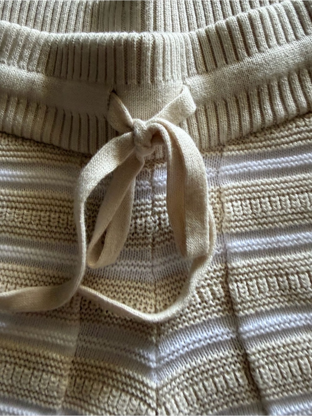 Haven Well Within Organic Cotton Crochet Striped Shorts Size Small - Picture 3 of 9